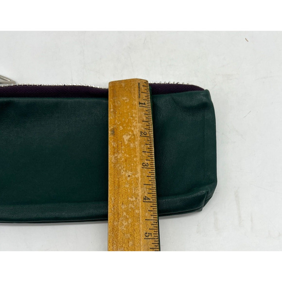 STOULS Leather Clutch Women's 3 Piece Set Green Pouches Wallet - Picture 11 of 14